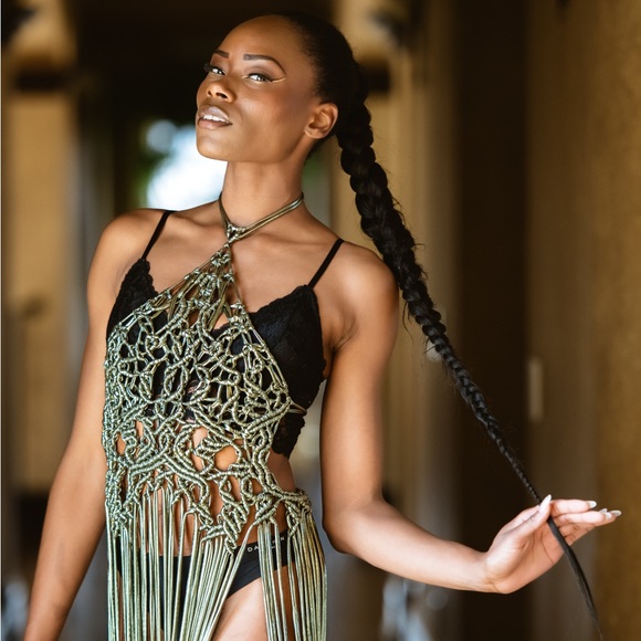 Handmade Macramé Dress - Picture 13 of 17